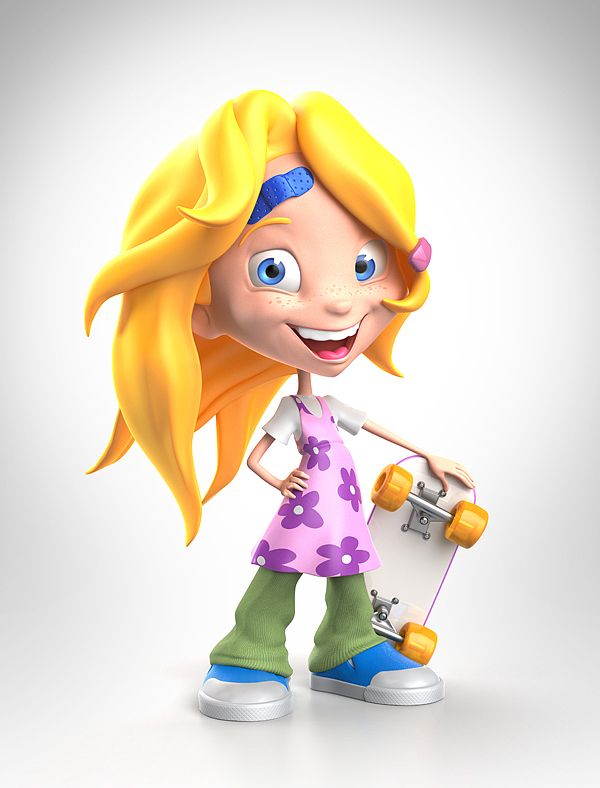 Cartoon Kid Character #kid #character #child #3D | 3d Models ...