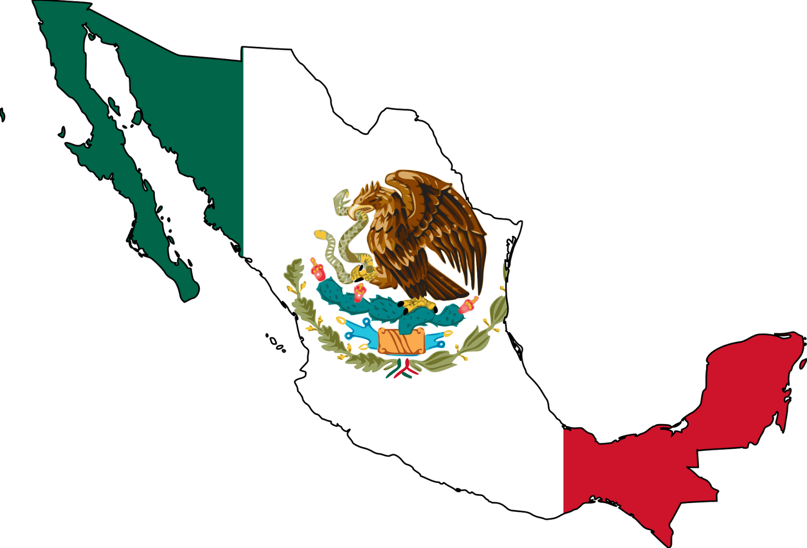 Mexican Flag Clipart - ClipArt Best