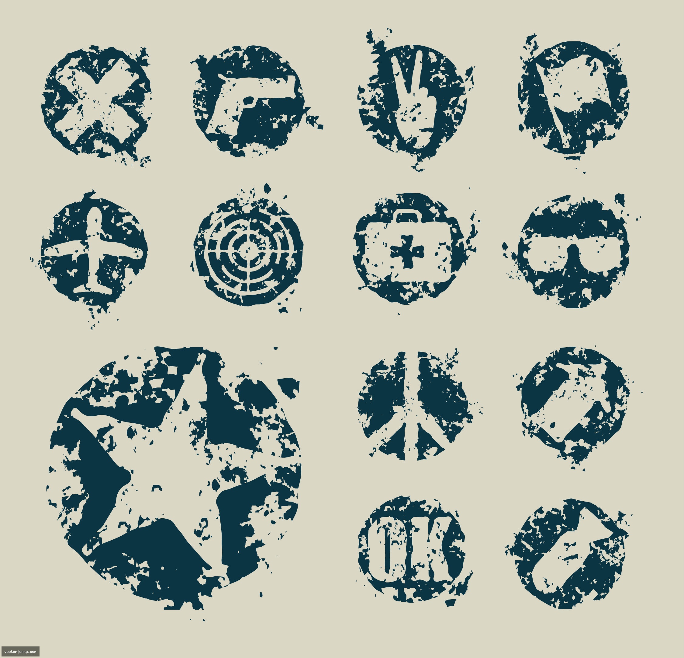 Free Vector grunge design elements 2250 x 2162 new vector for ...