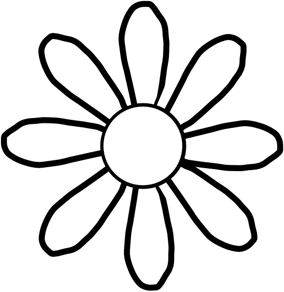White Flower clip art - vector clip art online, royalty free ...