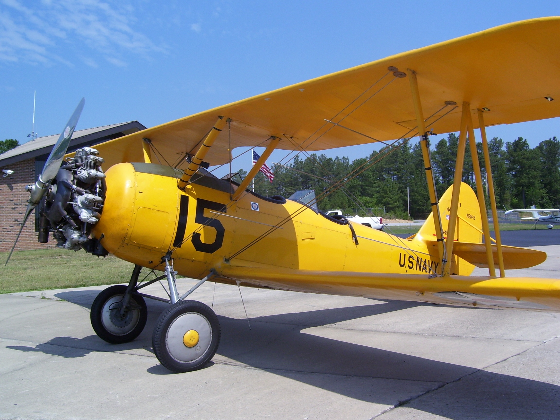 File:N3N-3 biplane at Humphreys County Airport.jpg - Wikimedia Commons