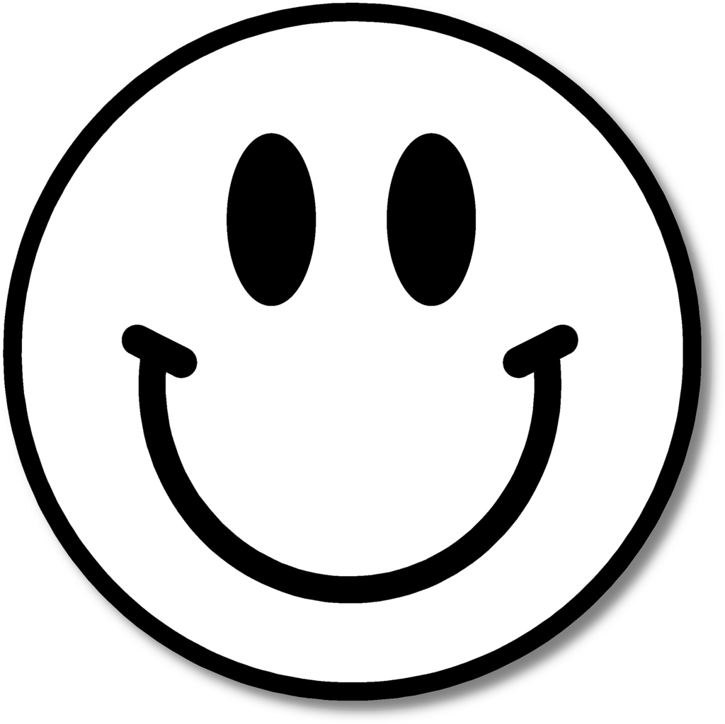 Smiley Face Clip Art Black And White - ClipArt Best