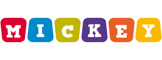 Mickey Logo | Name Logo Generator - Kiddo, I Love, Colors Style