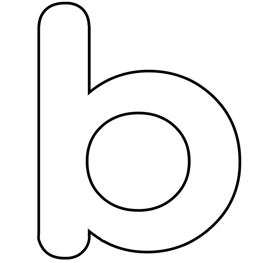 b graffiti letter lowercase coloring pages - photo #34