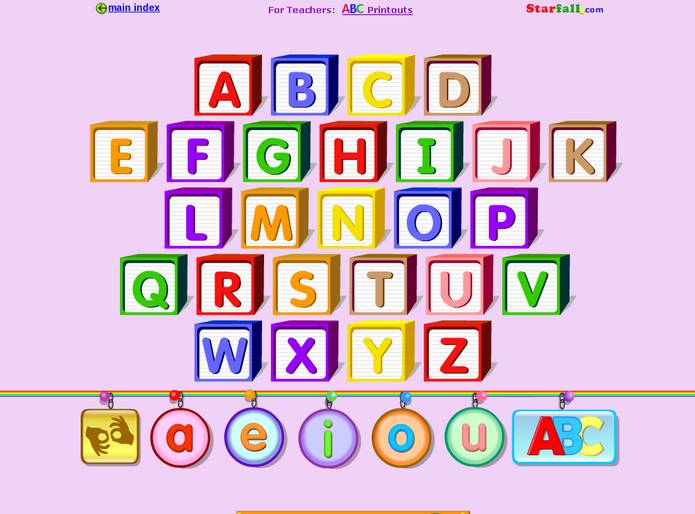 Starfall ABC Alphabet and Phonemic Awareness :: Resources ...