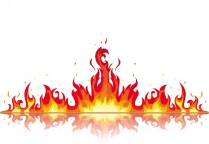 Beautiful flame vector clip 06 Free vector in Encapsulated ...