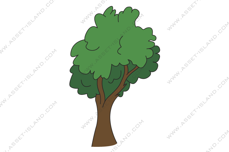 Cartoon Style Tree | Asset Island