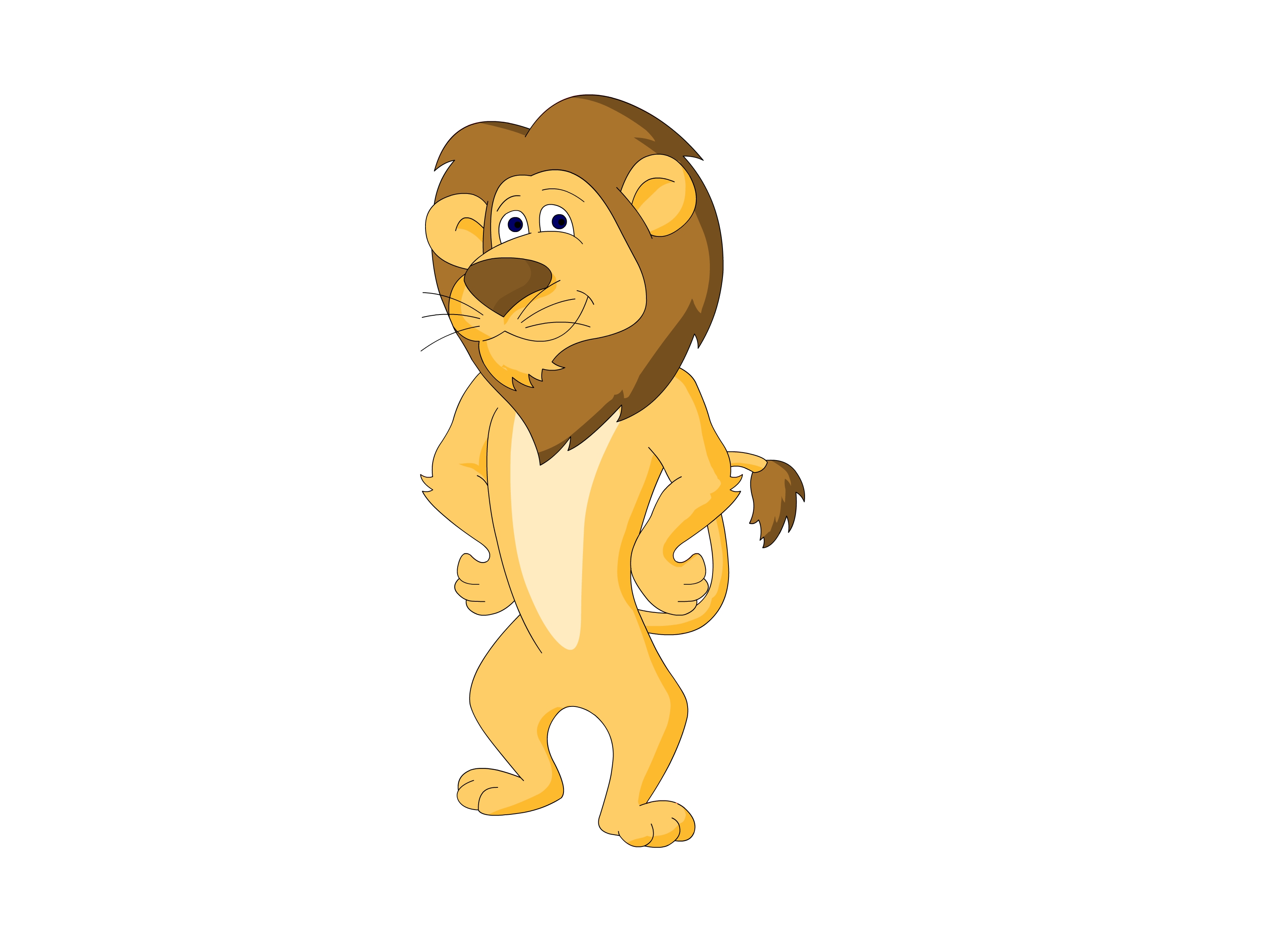 How to Draw a Cartoon Lion: 14 Steps (with Pictures) - wikiHow