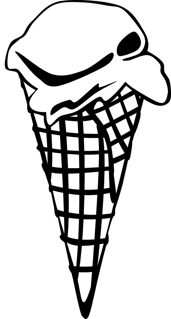 clipartist.net » Clip Art » gerald g ice cream cones ff menu 1 SVG