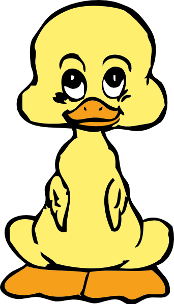 Baby Duck Clip art - Animal - Download vector clip art online
