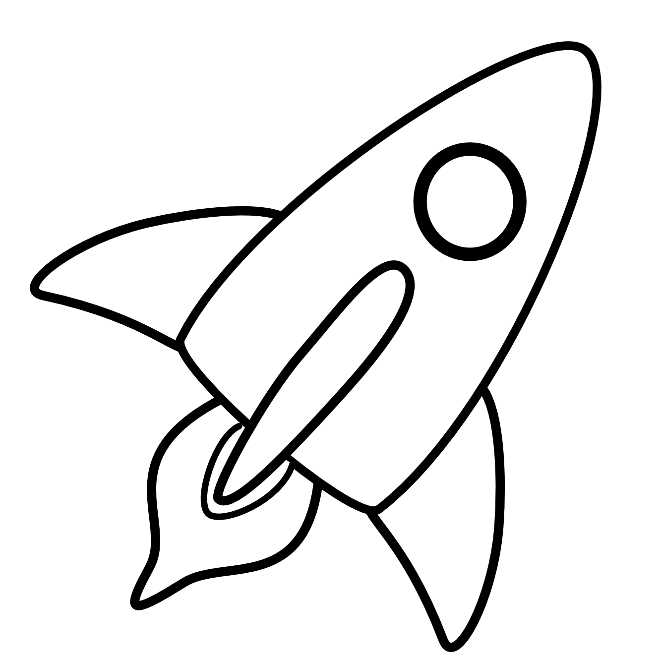 Rocket Clipart Black And White Background 1 HD Wallpapers | amagico.