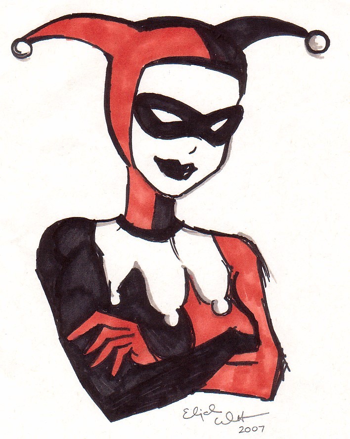 Harley Quinn - tattoo by lizzayh on deviantART