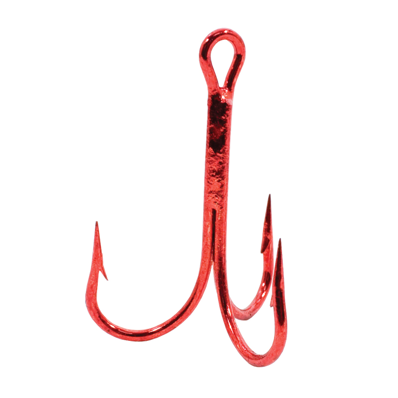 Kamakazi Red Treble Hooks in Clamshell Pack - CG Emery