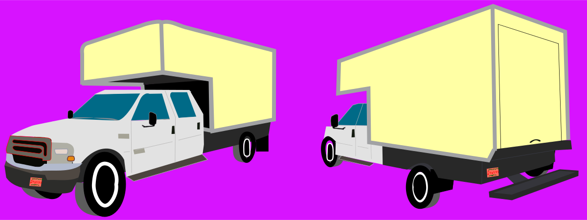 Box Truck Clipart by Rfc1394 : Vehicle Cliparts #20372- ClipartSE