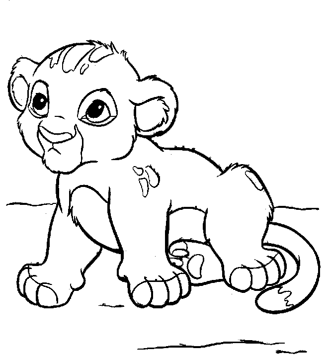 Cartoon Lion Drawing Clipartsco