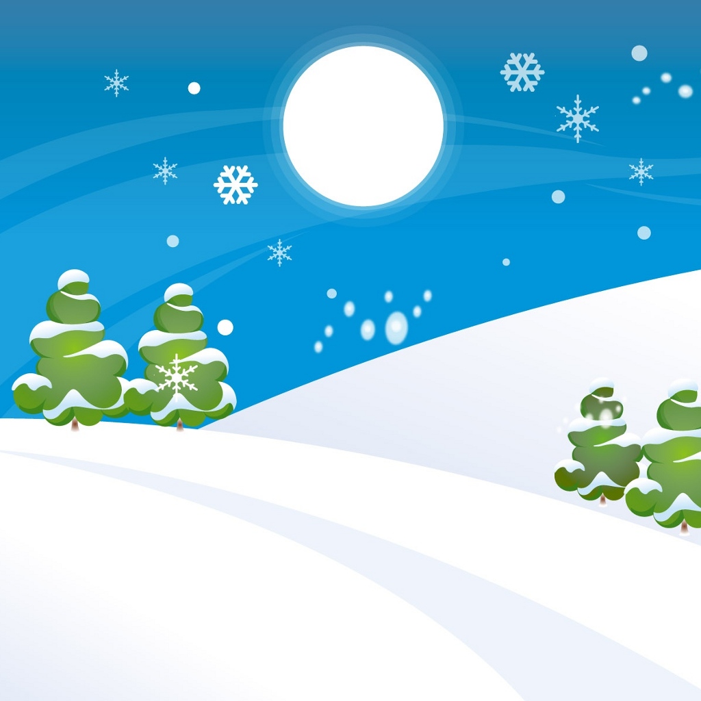 Free Simple Christmas Snow World Backgrounds For PowerPoint ...