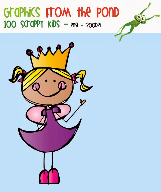 Graphics From the Pond: 100 Days of Scrappy Kids