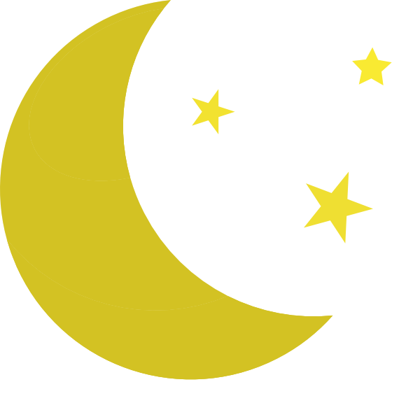 Moon And Stars clip art - vector clip art online, royalty free ...