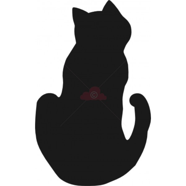 Sitting Cat Silhouette | Card Making and Crafts Supplies | Crimson ...