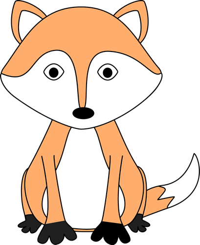Fox Clip Art Black And White | Clipart Panda - Free Clipart Images
