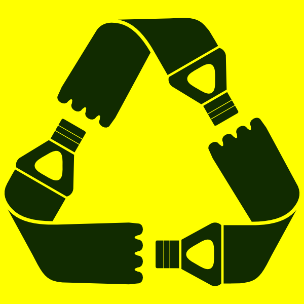 Recycle Plastic Bottles Symbol clip art - vector clip art online ...