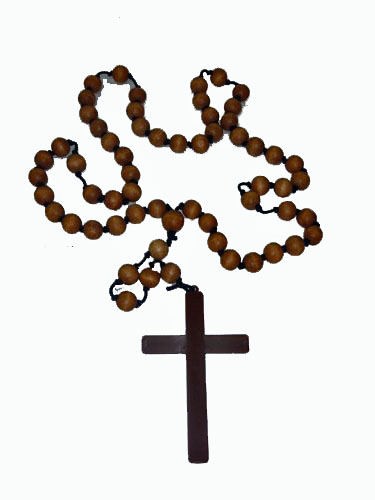 Monk Priest Nun Jumb Rosary Beads and Cross Costume Acces ...