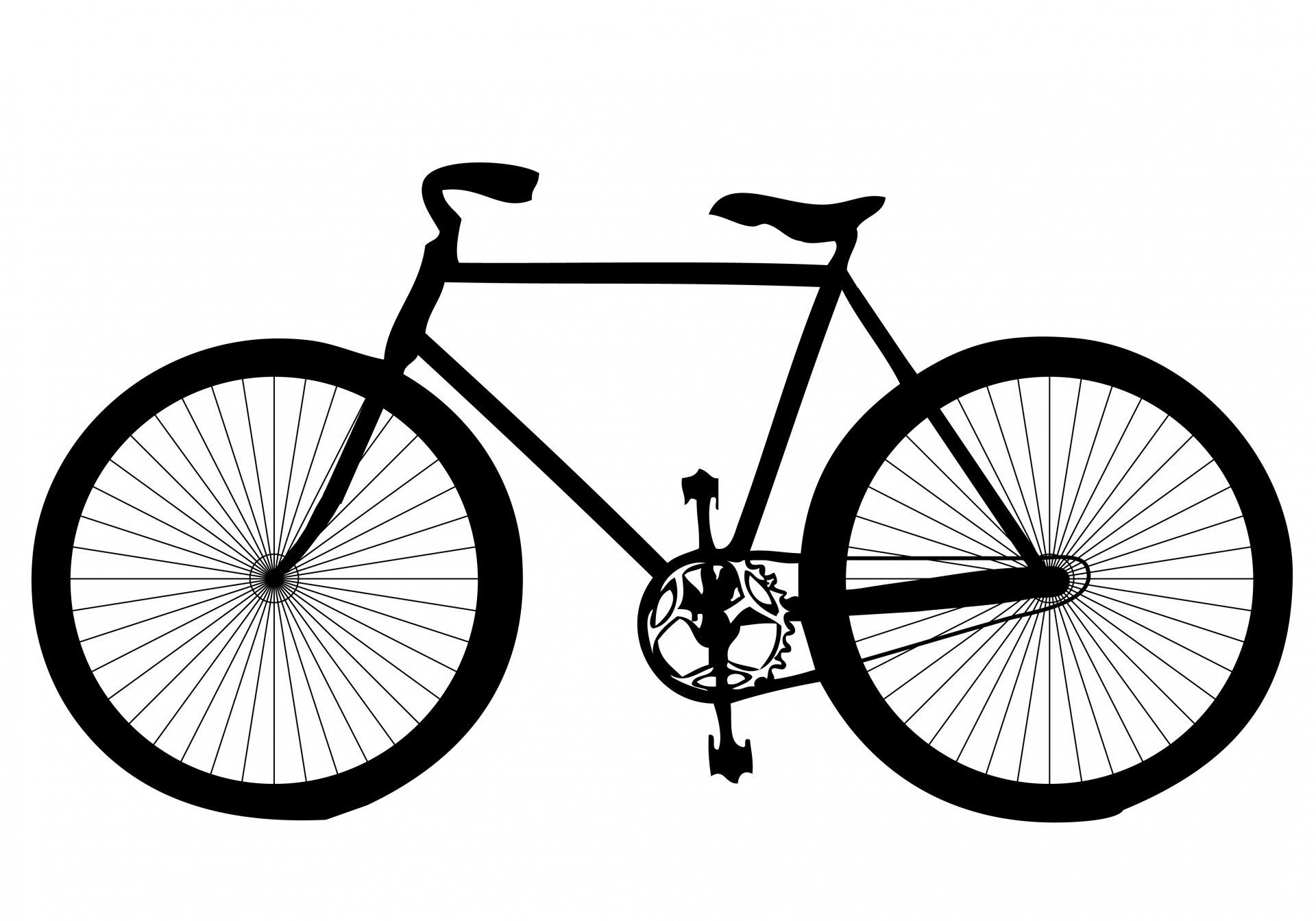 clipart picture of a bike - photo #24