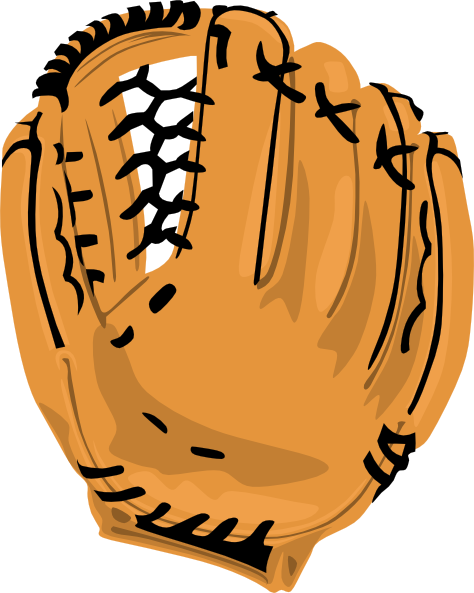 Baseball Glove Simple clip art - vector clip art online, royalty ...