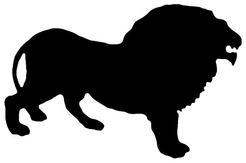 Lion Silhouette Clip Art 030912» Vector Clip Art