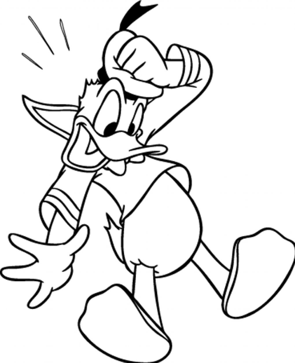 Downloadable Donald Duck Th Coloring Pages For Kids - deColoring