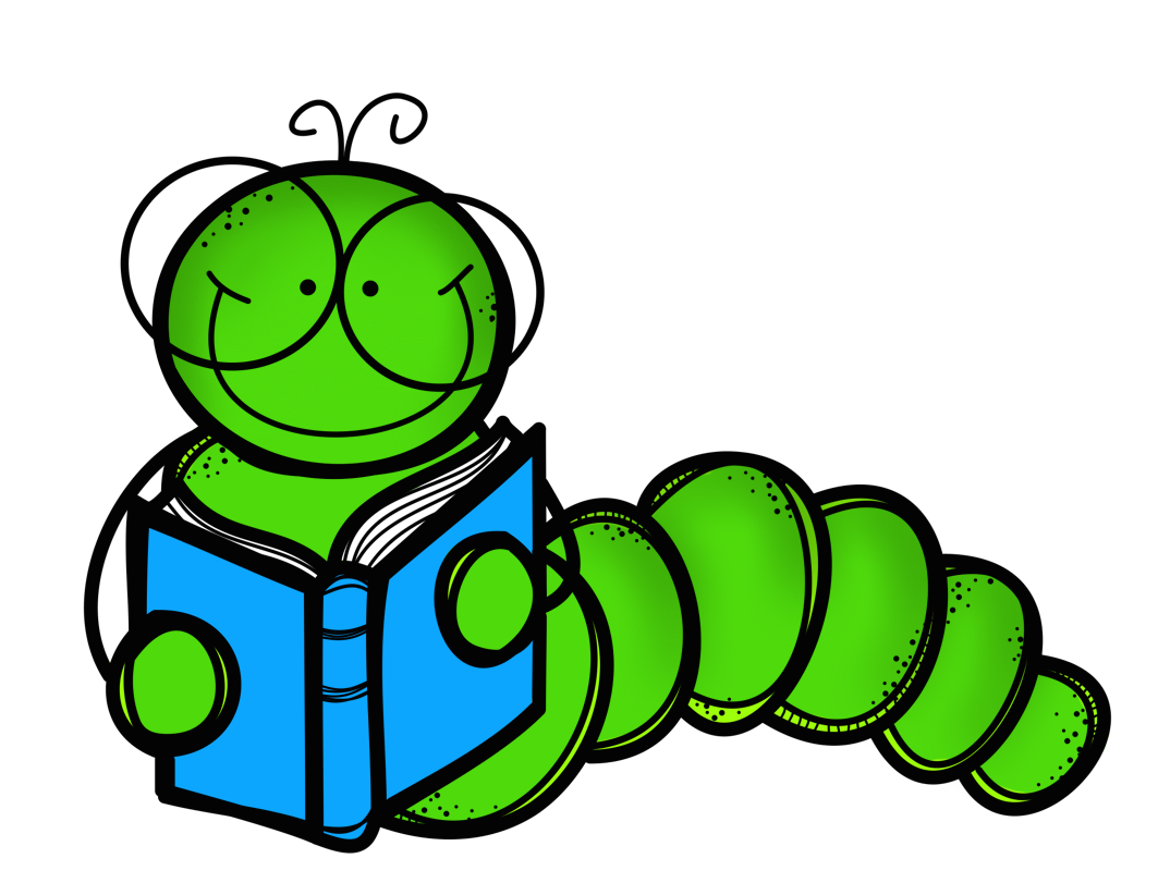 free book worm clipart - photo #2