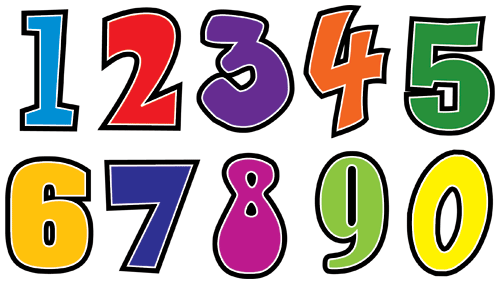 Numbers Border Clipart