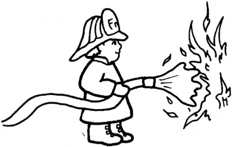 Cartoon Fireman Putting Out Fire | Clipart Panda - Free Clipart Images
