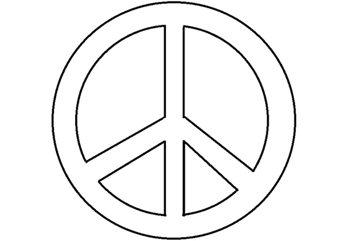 Top 15 Free Printable Peace Sign Coloring Pages Online