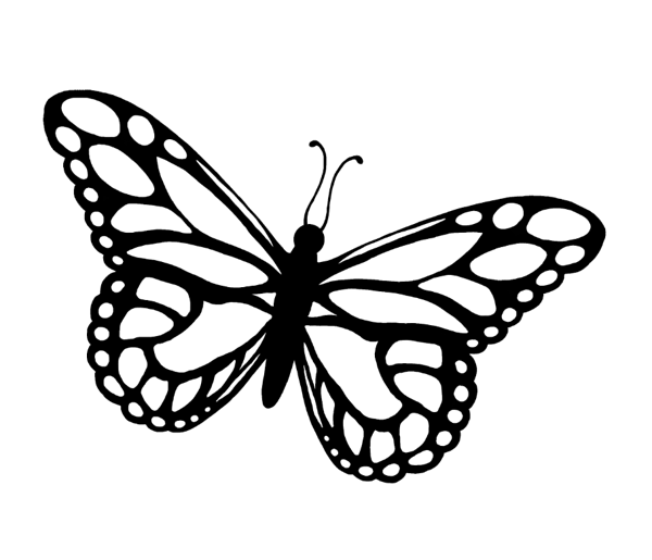 free black and white insect clipart - photo #18