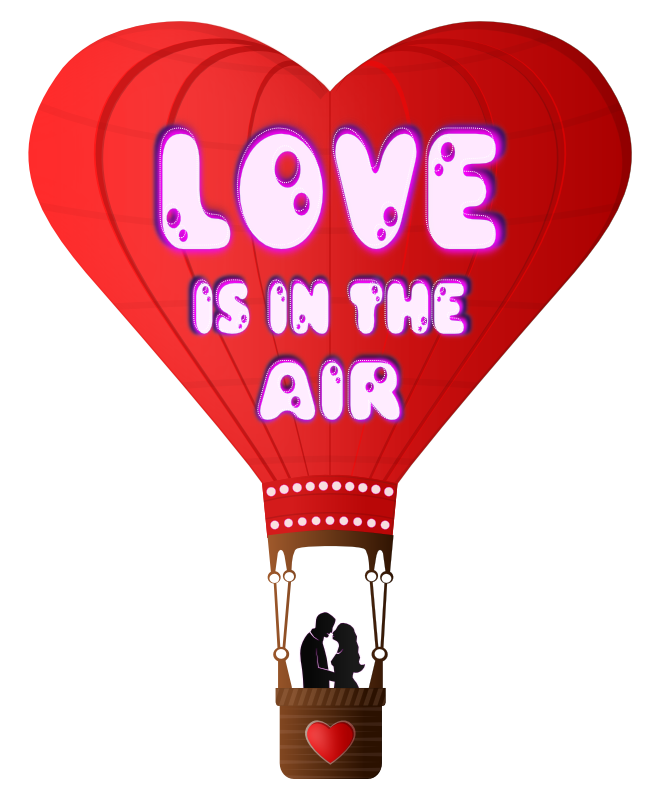 Clipart - Valentines Day Love Is In The Air