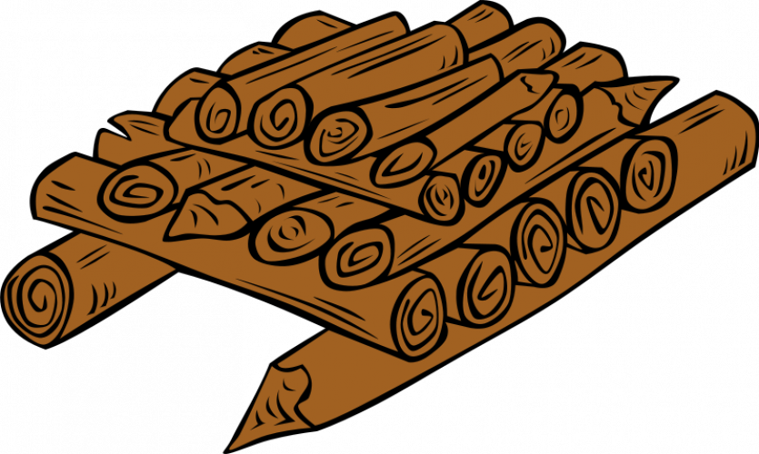 Wood ready for campfire vector graphics | Public domain vectors