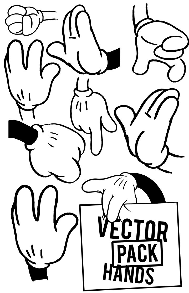 Hands Vector Pack by Jonny-Doomsday on deviantART