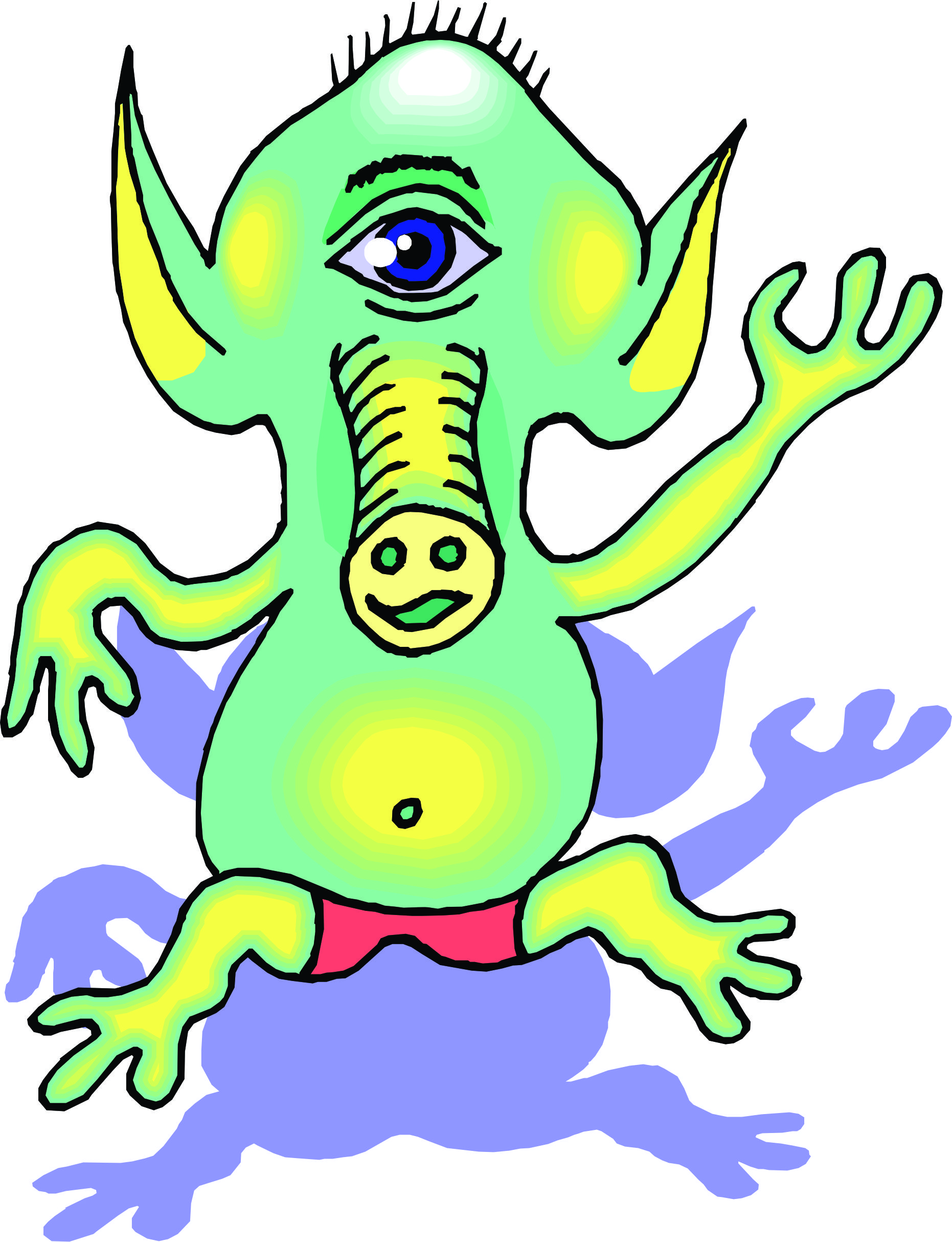 Images For > Cartoon Alien Images
