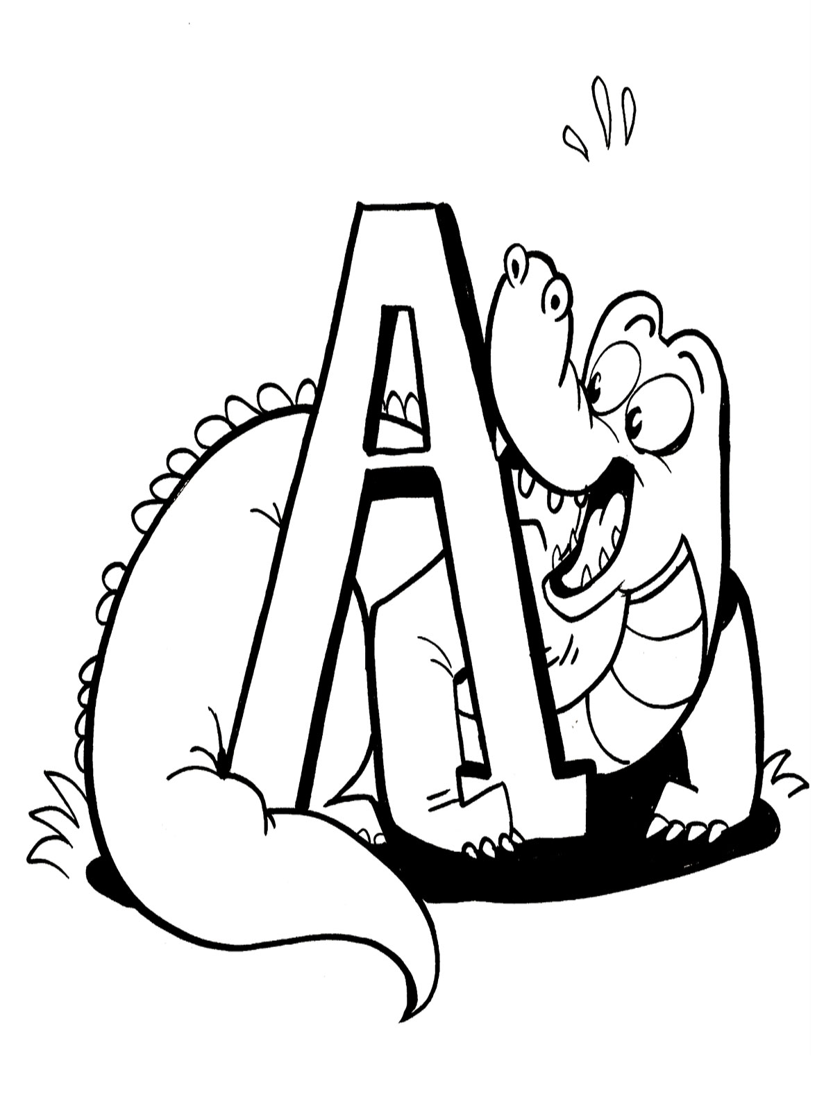 Realistic Alligator Coloring Pages | Realistic Coloring Pages