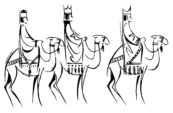 Three Kings Coloring Pages For Kids : Coloring Kids – Free ...
