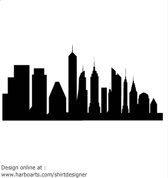 New York Skyline – Vector Graphic | Online Design Software ...