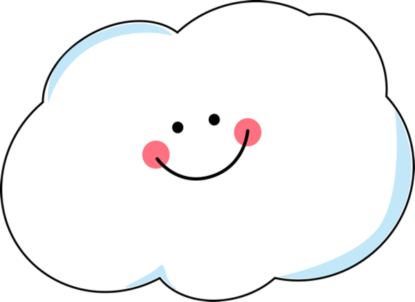 Happy Cloud image - vector clip art online, royalty free & public ...