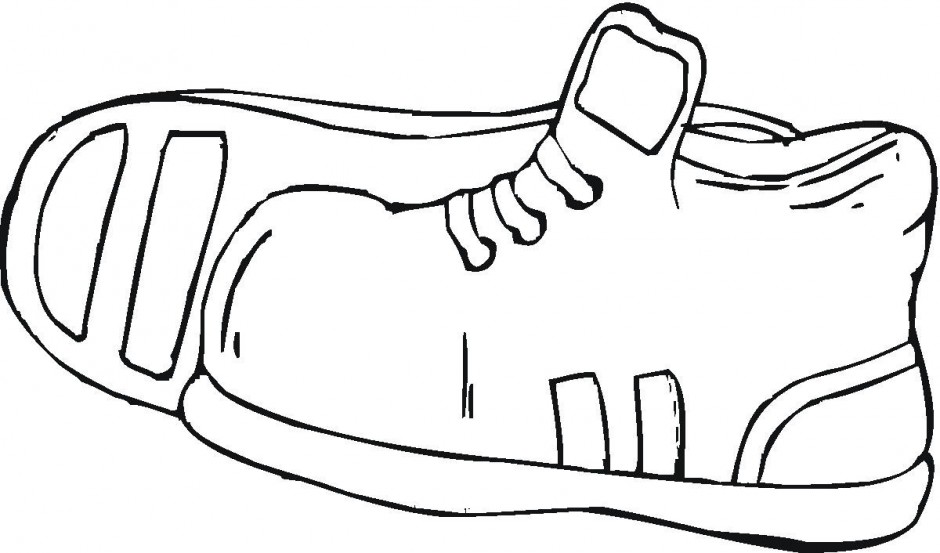 Sport Shoes Coloring Page Wallpapers HD 2203 Wallpaper Bigwol ...