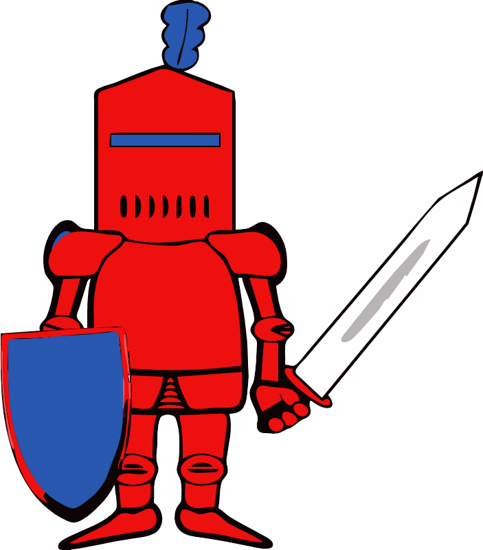 Clipart - princesses knights shields - edited 3