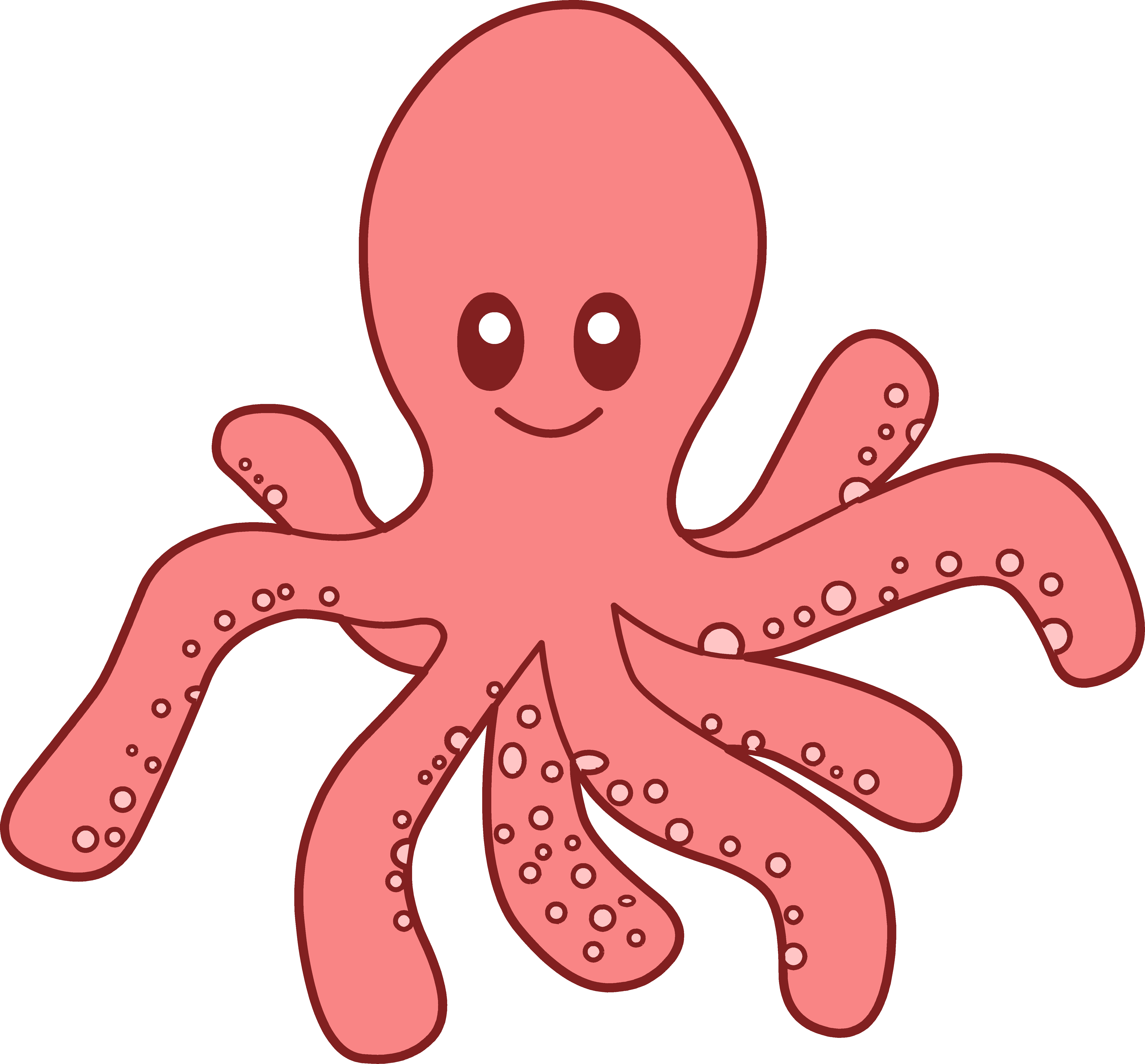 Cute Octopus Cartoon Drawing Images & Pictures - Becuo