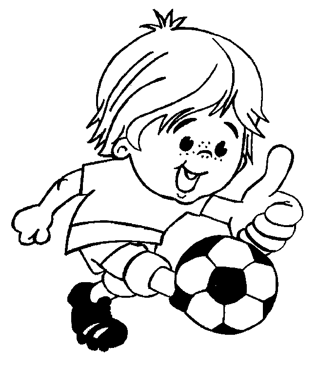 Football Colouring Pictures | Football Colouring