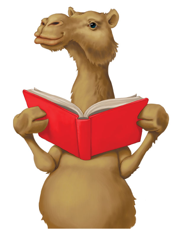 Scholasitc camel reading clip art | Reading Oasis: Scholastic Book Fa…
