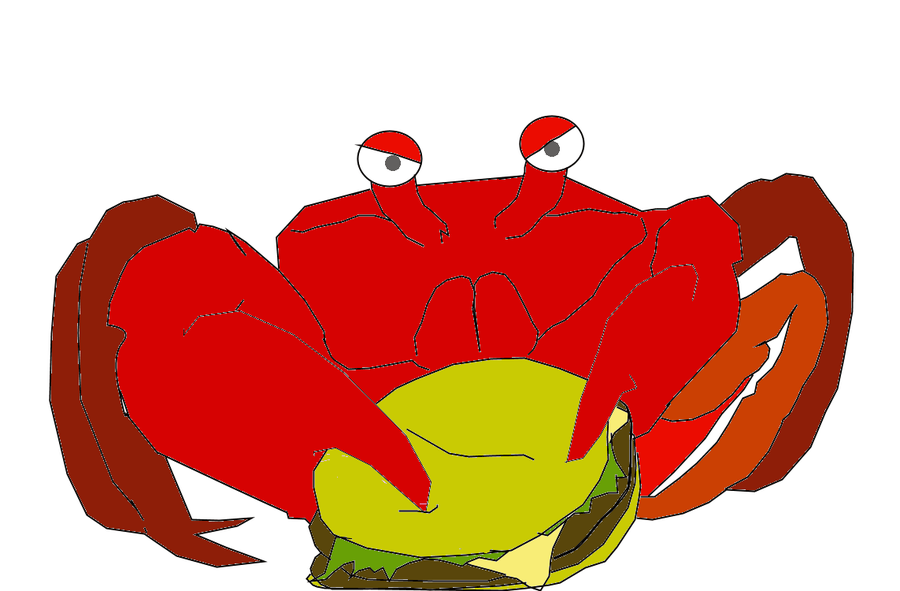 Crab With Cheeseburger by jpatterson on deviantART