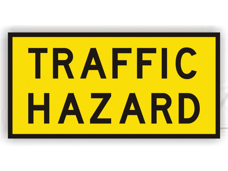Traffic Hazard Signs, T1-10 - Artcraft Signs